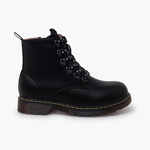 Bottes lacets étoiles Garvalín Noir
