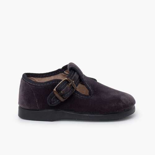 Salomés velours boucle Gris