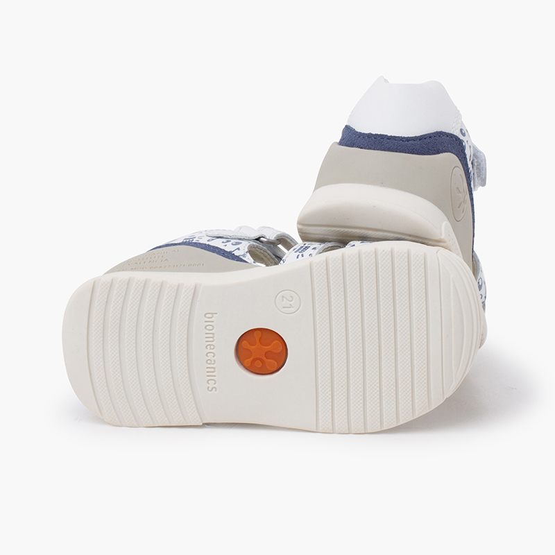 Sandales Premiers Pas Biomecanics Pour Enfants - Cuir, Bout Renforcé, Semelle Souple, Fermeture Velcro - Modèle 252125 - 5