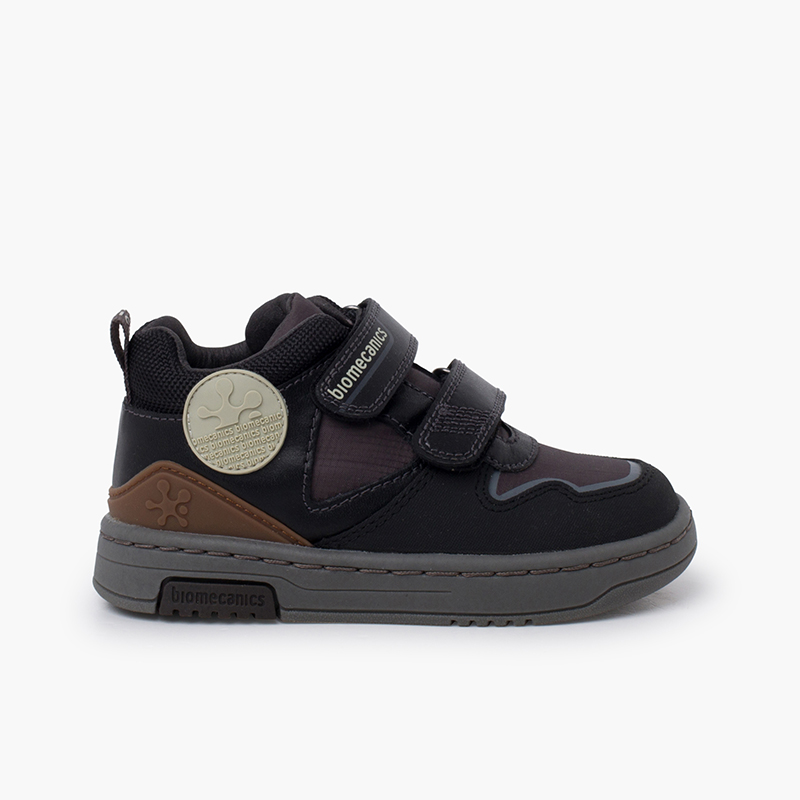 Botte sportive Biomecanics double bande scratch Anthracite