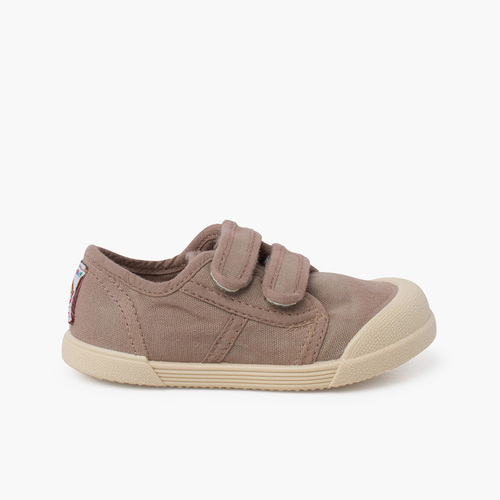 Baskets bout barefoot fermeture à scratch Cacao