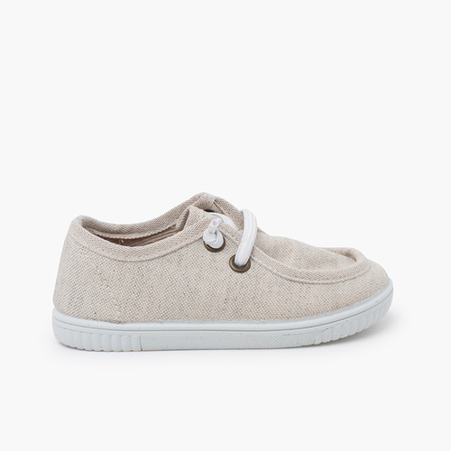 Chaussures bateau wallaby semelle fine lacets élastiques  Pierre