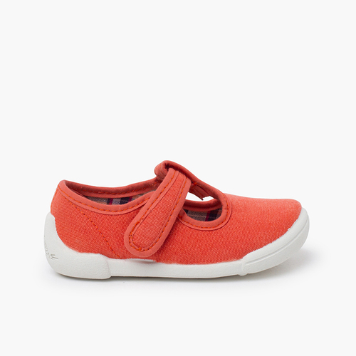 Salomés barefoot bande à scratch semelle blanche Terrecuite
