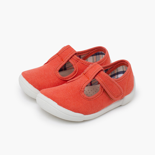 Salomés barefoot bande à scratch semelle blanche Terrecuite