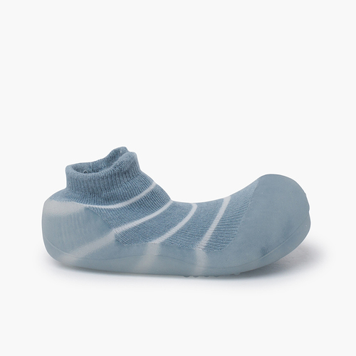 Chaussures bébé bout rond Attipas summer Bleu rayures