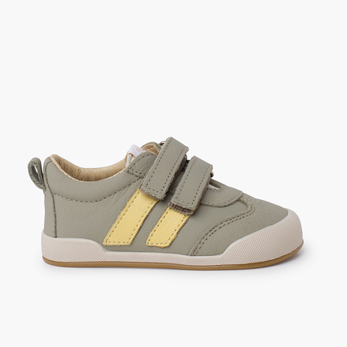 Baskets Blanditos bandes latérales Vert
