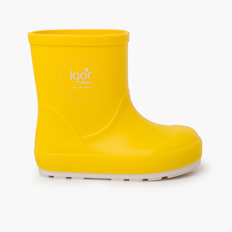Bottes de pluie yogi nautique barefoot Jaune