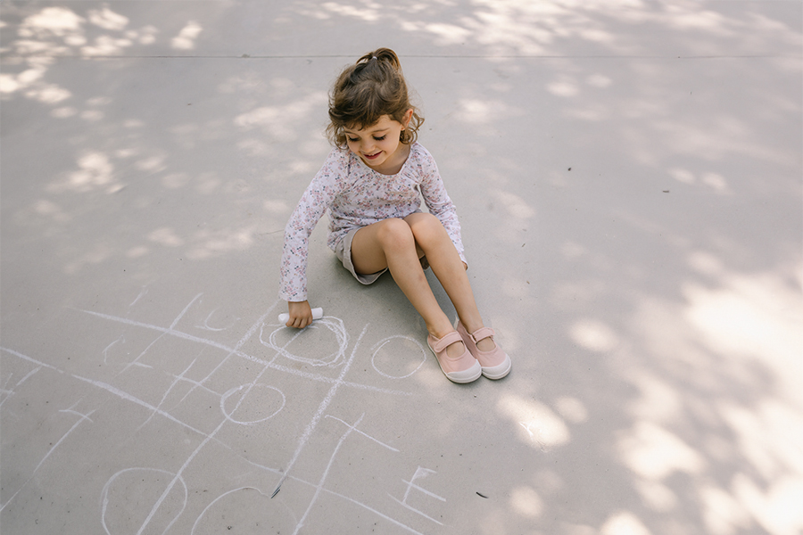 Babies barefoot en toile lavée