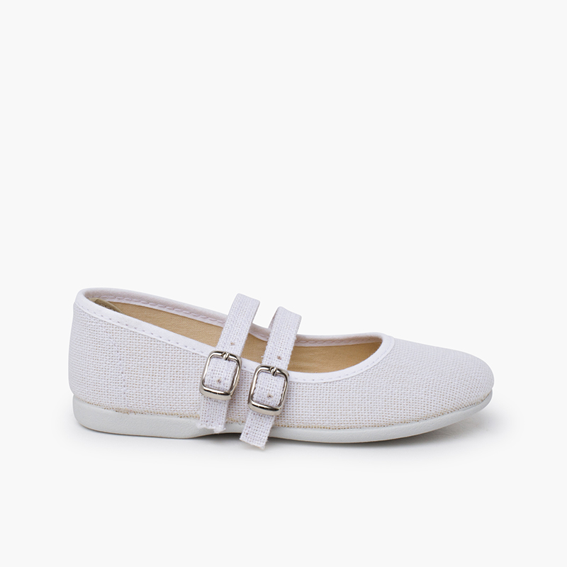 Babies lin double boucle Blanc