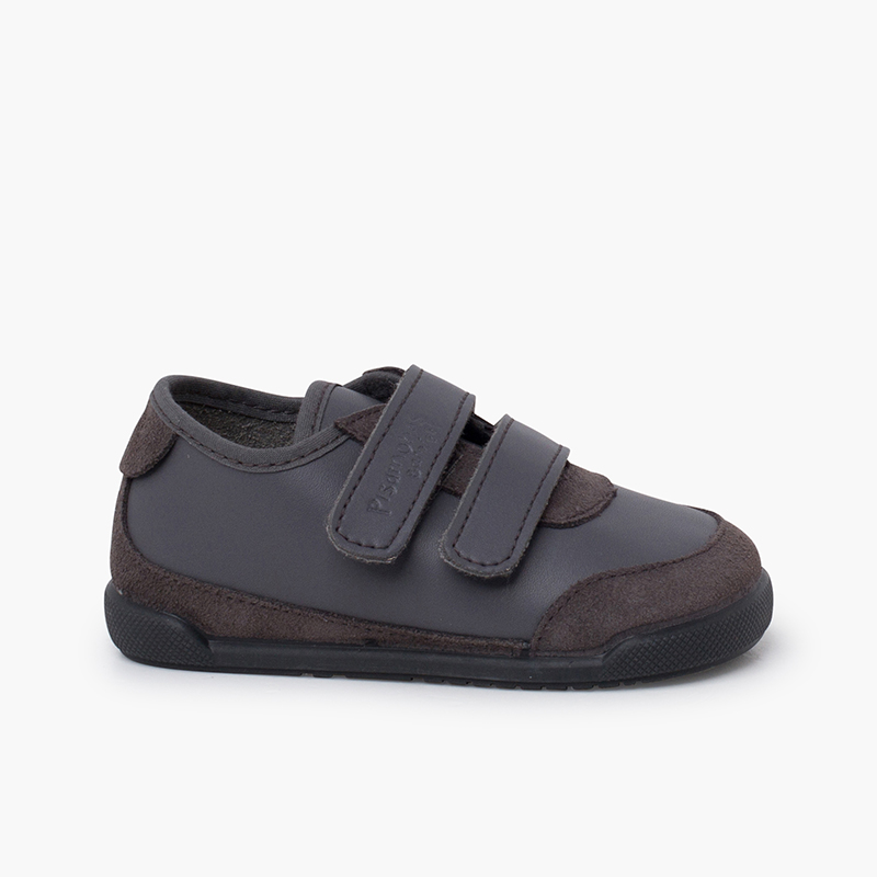 Baskets barefoot combinées Gris