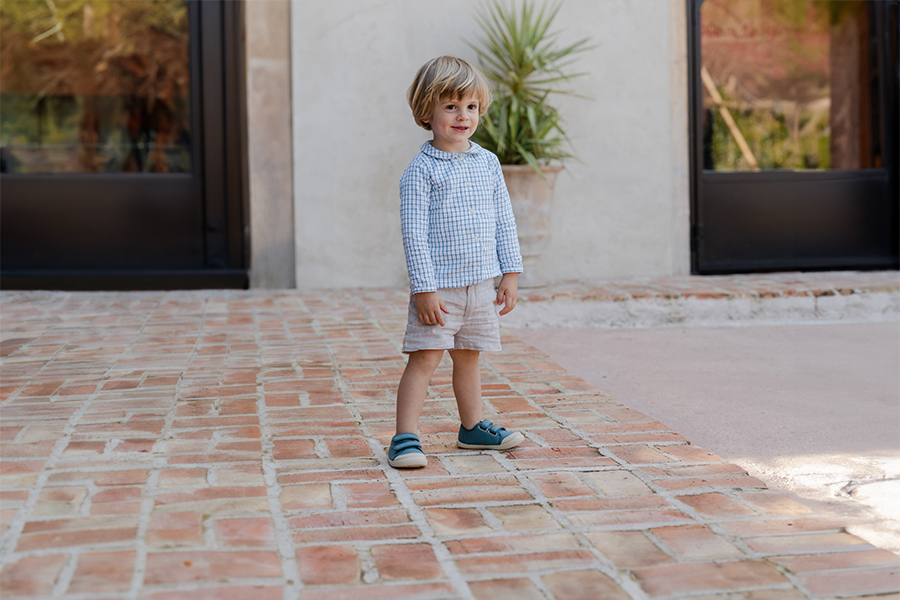 Baskets toile barefoot bout caoutchouc