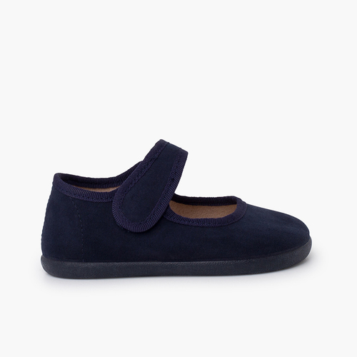 Babies barefoot serratex fermeture scratch Bleu Marine
