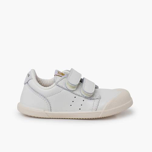 Baskets en cuir tennis barefoot Blanc