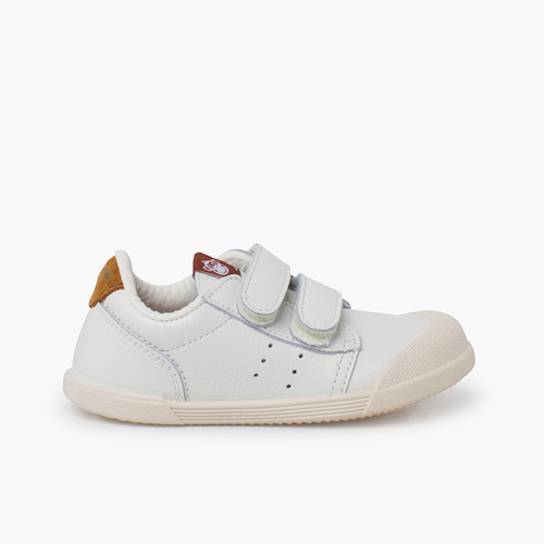 Baskets en cuir tennis barefoot Chameau
