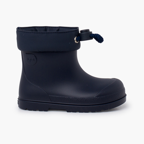 Bottes de pluie barefoot à cordon réglable Bleu Marine