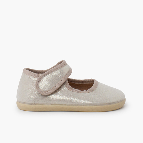 Babies barefoot brillance fermeture scratch Champagne