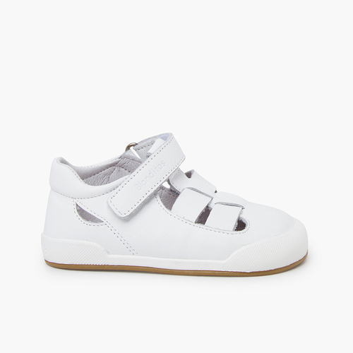 Salomés sandales barefoot Blanditos Blanc