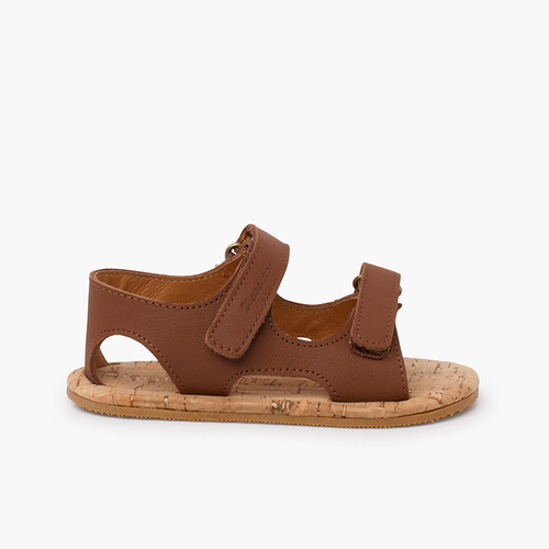 Sandales garçon semelle liège Blanditos Couleur Cuir