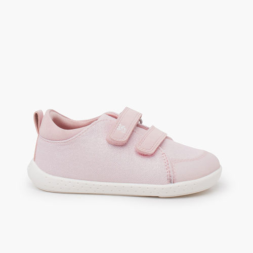 Baskets souples Garvalín brillance Rose
