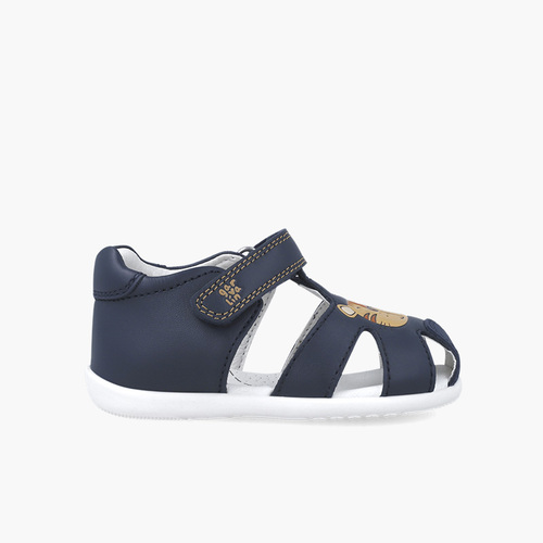 Sandales flexibles unisexes Garvalin Lion Bleu Marine
