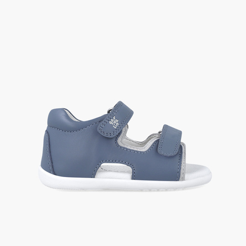 Sandales unisex Garvalin double fermeture à scratch Bleu pétrole