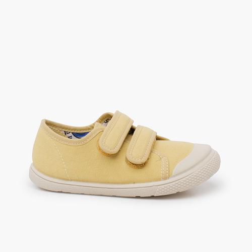 Baskets toile barefoot bout caoutchouc Banane