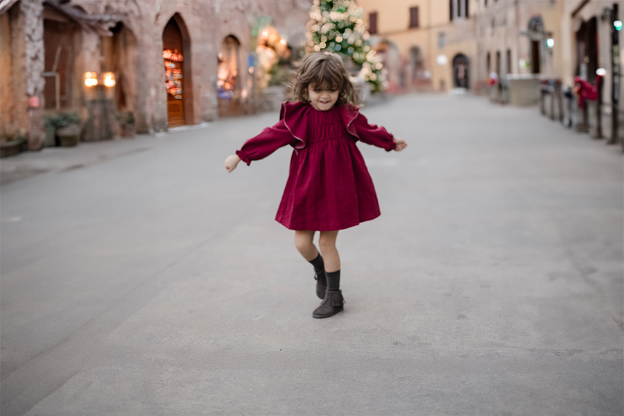 Bottes fille franges broguing fermeture éclair