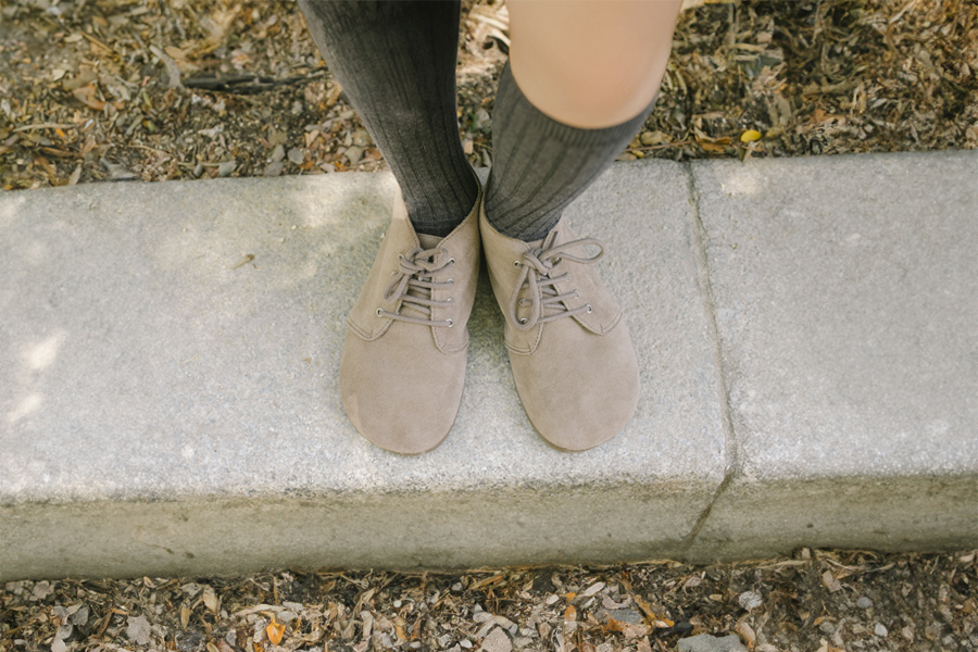 Bottes barefoot suède lacets