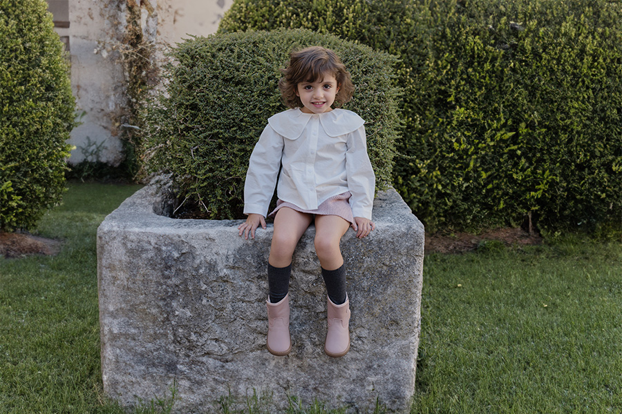 Bottes cuir barefoot fourrure mouton