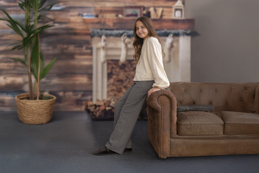 Babies femme barefoot velours boucle