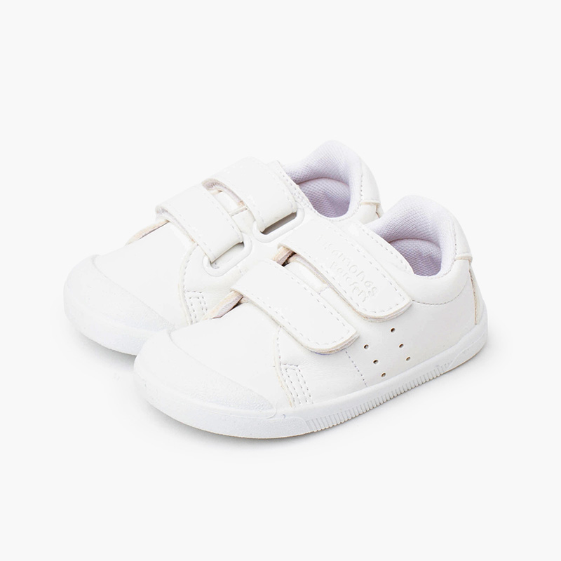 Baskets sport barefoot scolaires enfants Blanc