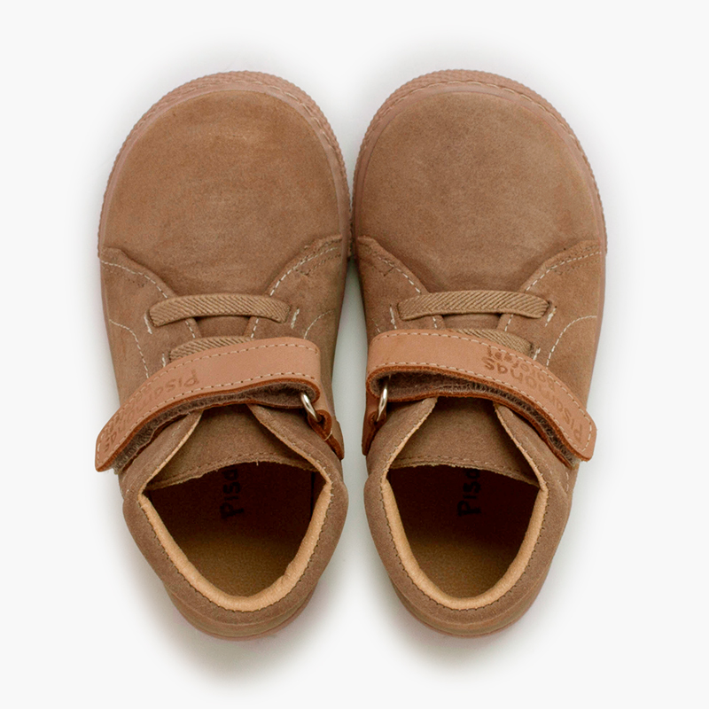 Bottes barefoot suède bride cuir et lacets Atterrir