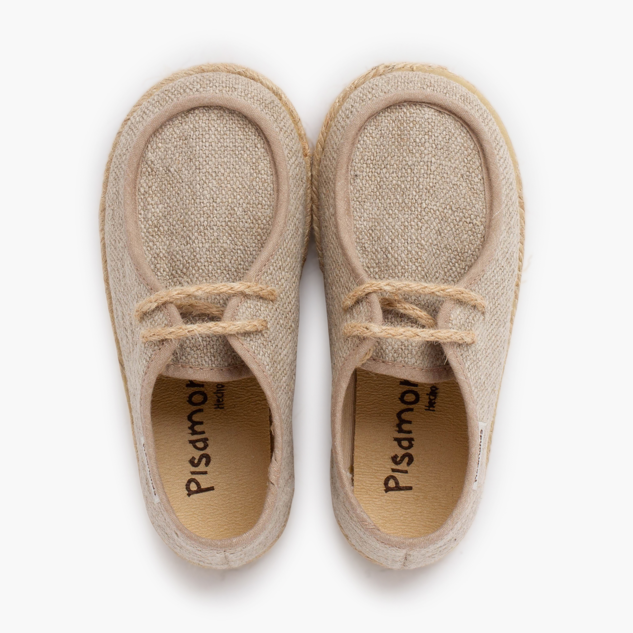 Chaussures bateau wallaby garçon jute Naturel