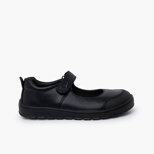 Babies scolaires barefoot Garvalín fille Noir