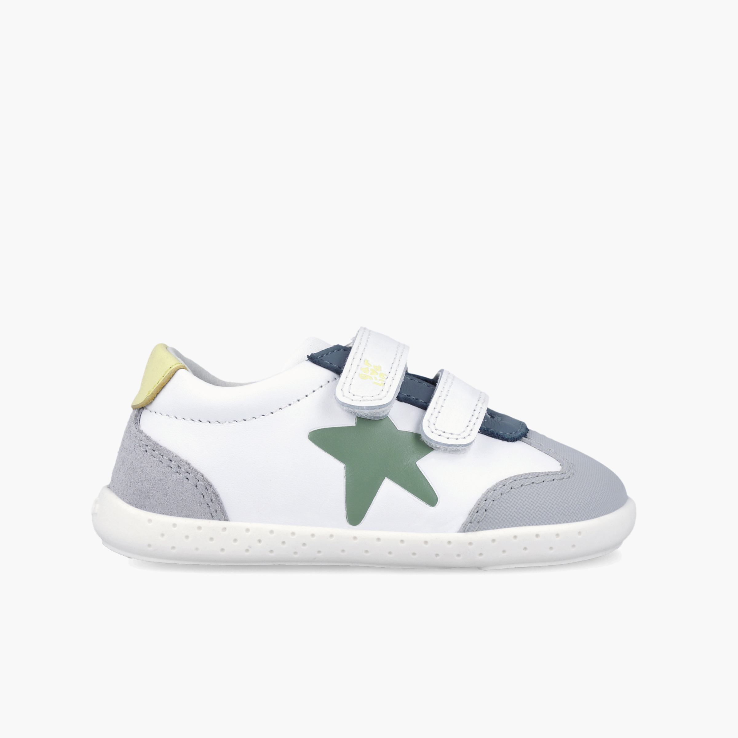 Baskets premiers pas barefoot étoile Combi bleu