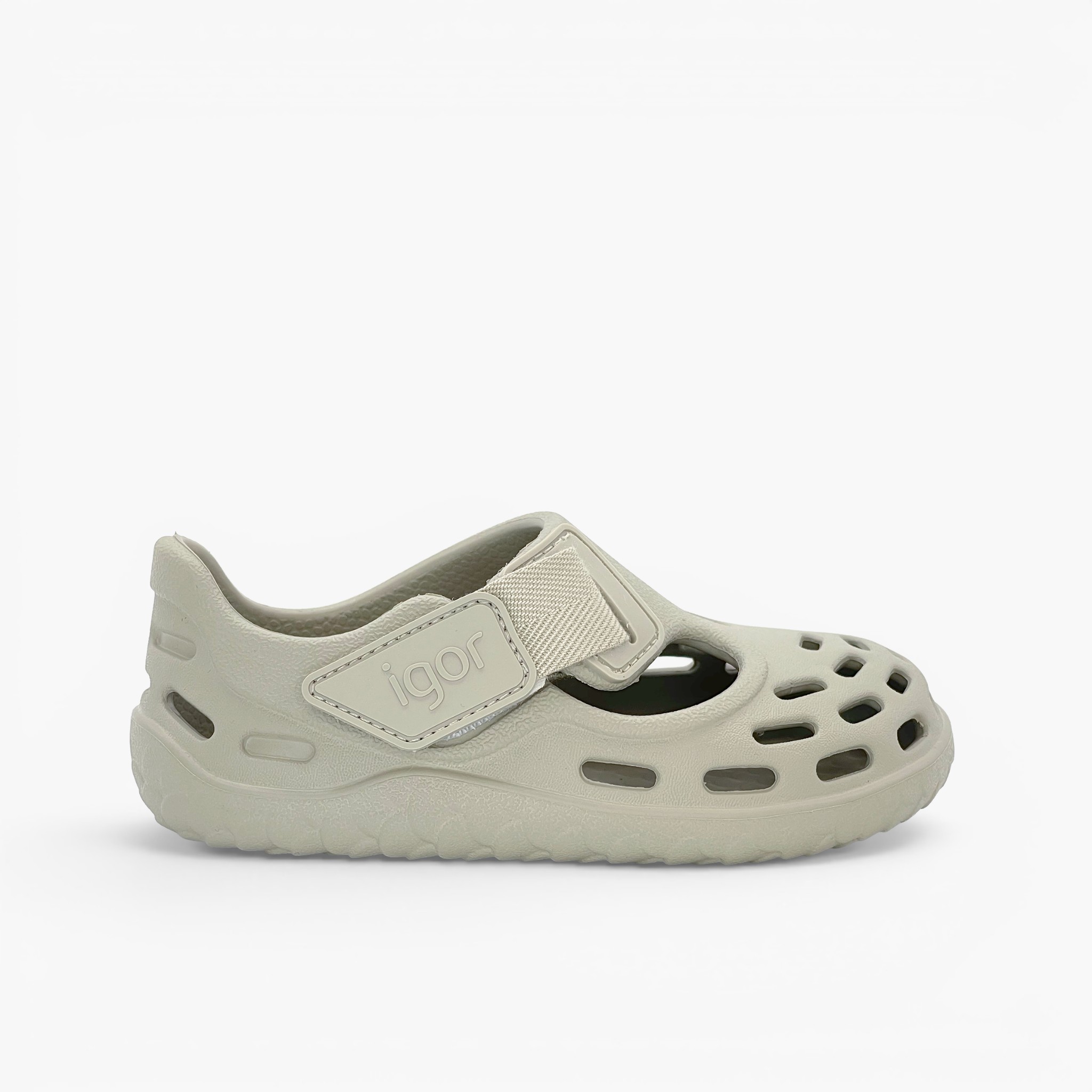 Sandales plastique type sabot barefoot Tijuca extra légères Sable