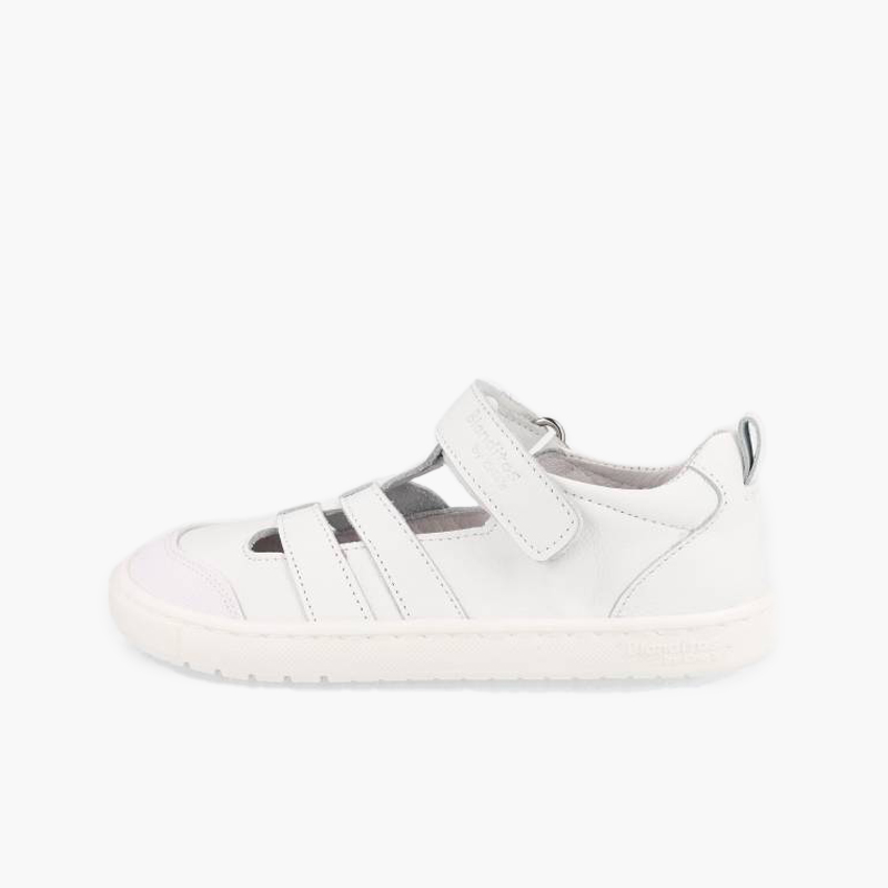 Sandales sport Blanditos cuir enfant Blanc