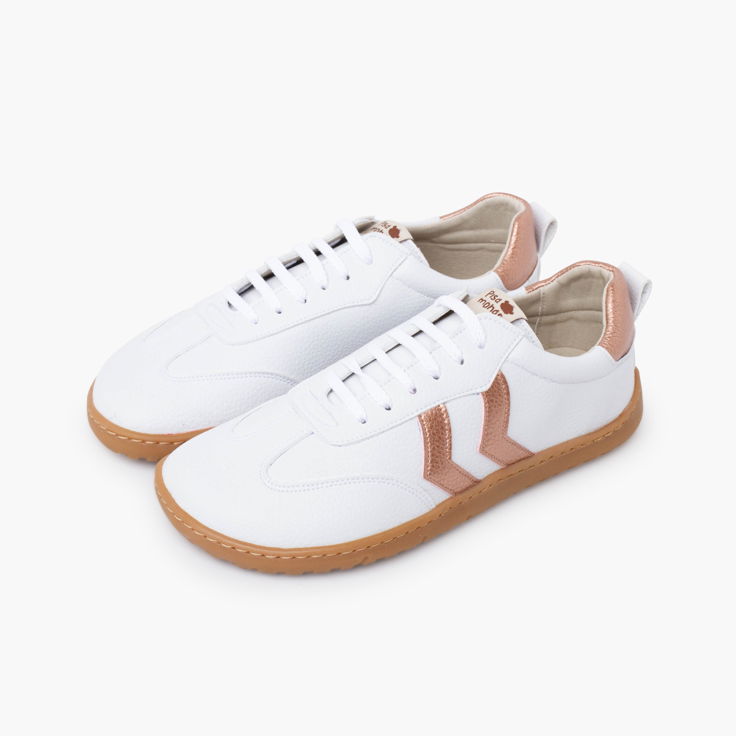 Baskets barefoot lacets grandes tailles Bronze