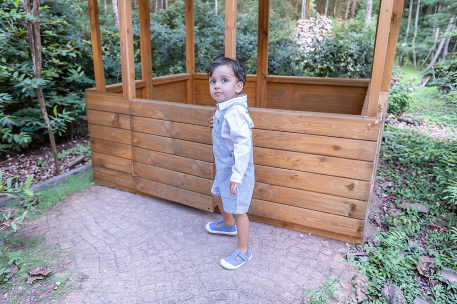 Chaussures salomés barefoot toile lavée garçon