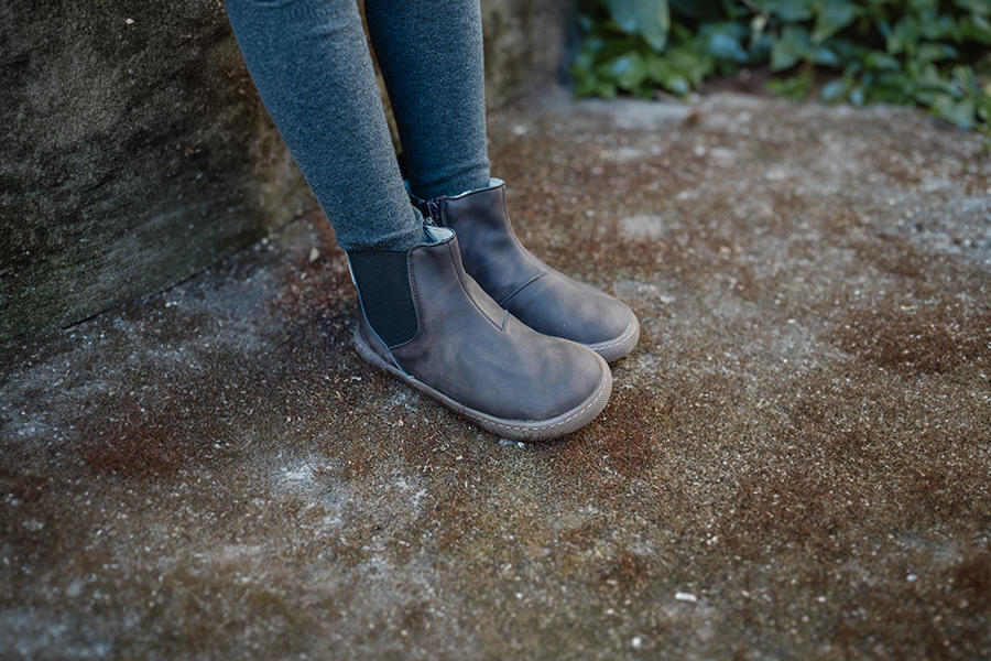 Bottines barefoot effet vieilli enfants