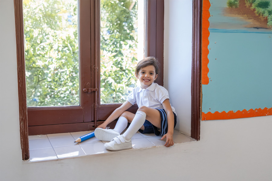 Baskets souples barefoot école effet cuir