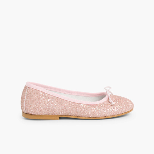 Ballerines pailletées Rose