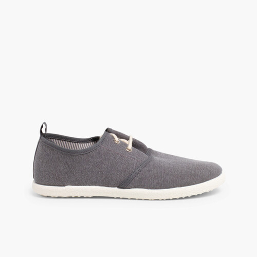 Derbies à Lacets et Semelle en Caoutchouc Gris