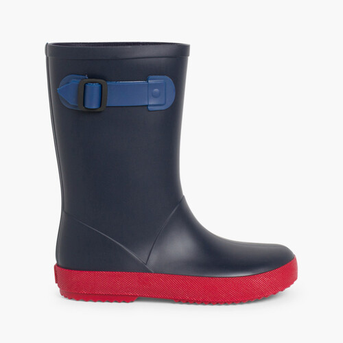 Bottes de pluie Enfants Splash Tricolores Bleu Marine