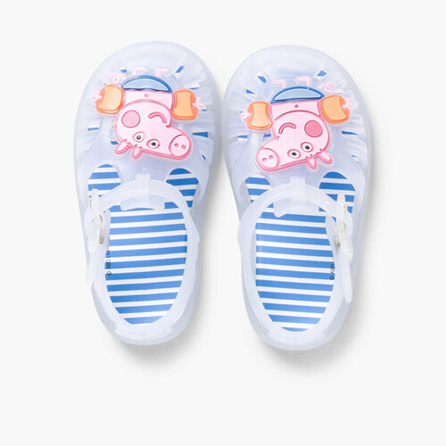 Sandales Plage Garçon/Fille George Pig Blanc