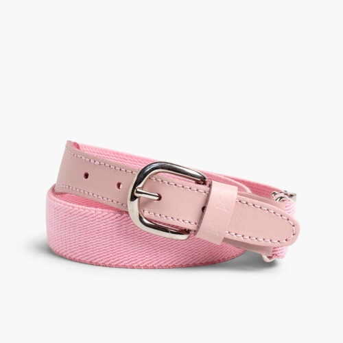 Ceinture Élastique Couleur Unie  Rose
