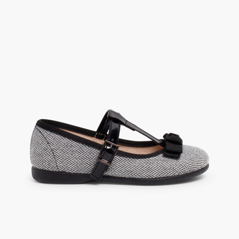 Chaussures Babies à bracelet Noir
