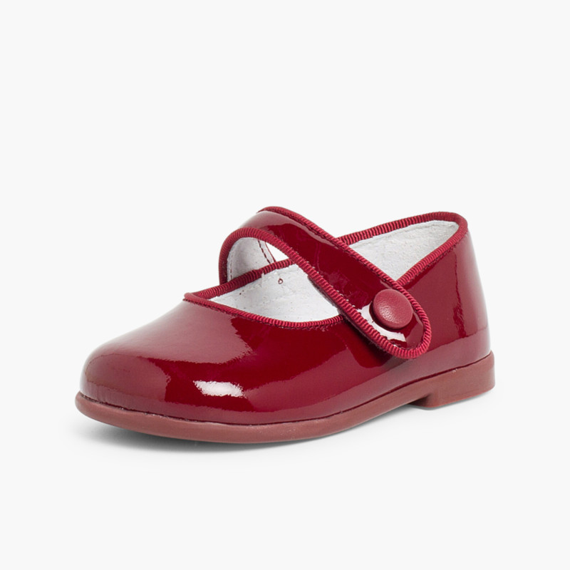 Chaussures à boucle Fille Cuir Vernis Chaussures Fille Pisamonas