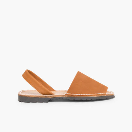 Sandales Avarcas Nubuck Marron