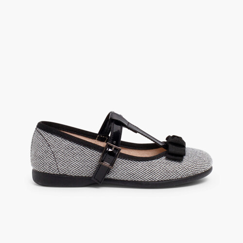 Chaussures Babies à bracelet Noir